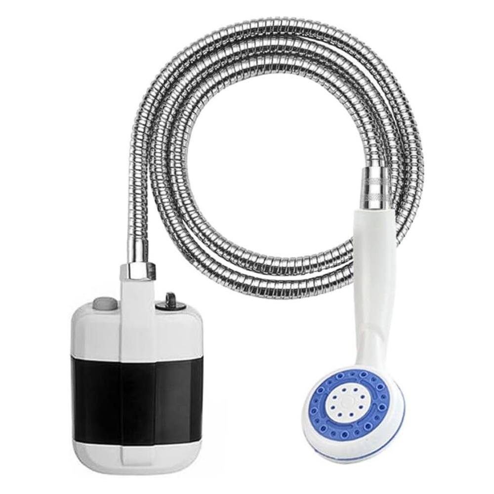 Cabezal ducha portátil recargable 150cm bomba de agua multiuso.