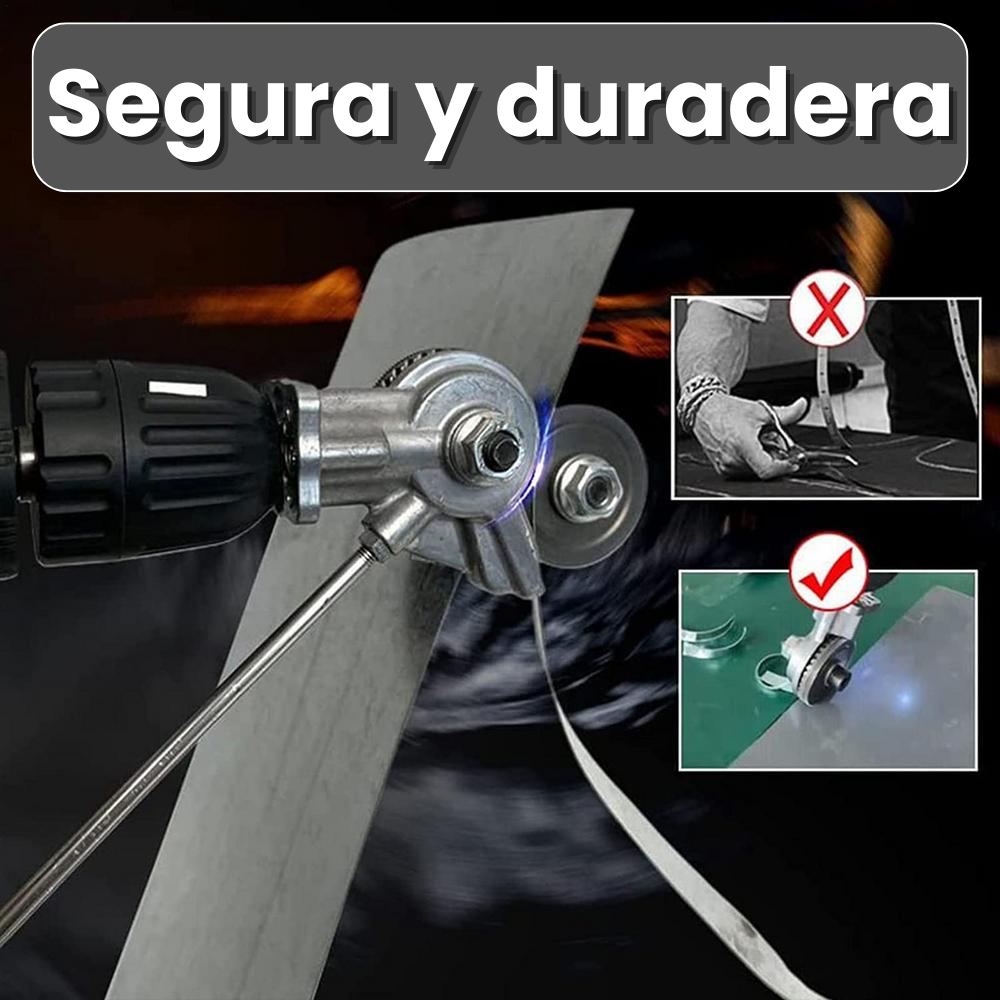Accesorio para taladro cortador de metal, aluminio y bronce