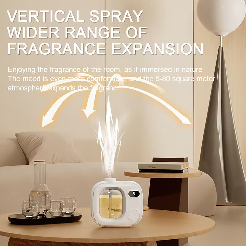 Mini Difusor de Aromaterapia Automático Recargable 5 Modos 50ml