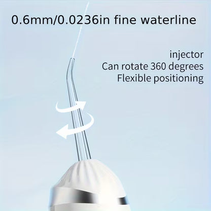 Irrigador Bucal Portátil A16 Ultra Potente 200ml y 4 Boquillas Profesionales