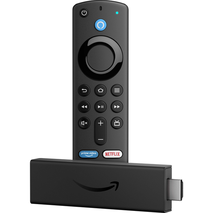 Amazon Fire TV Stick 4K con control remoto y el asistente Alexa