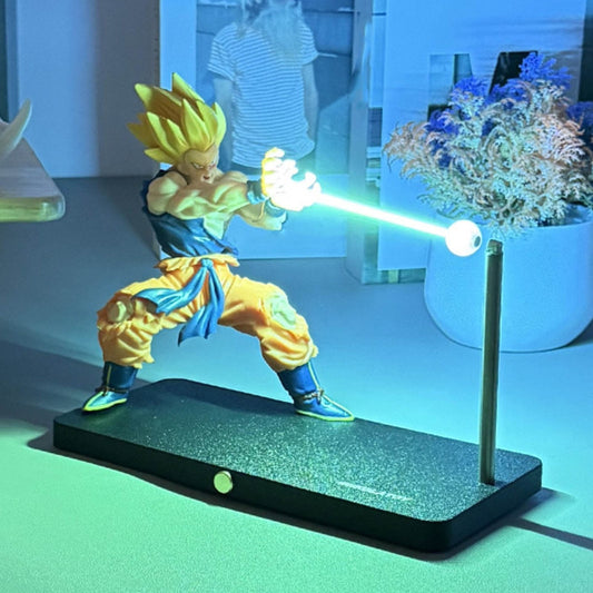 Lámpara Decorativa Magnética Goku Kamehameha
