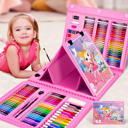 Kit caja de pinturas art set 208 pzs