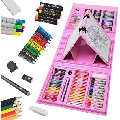 Kit caja de pinturas art set 208 pzs