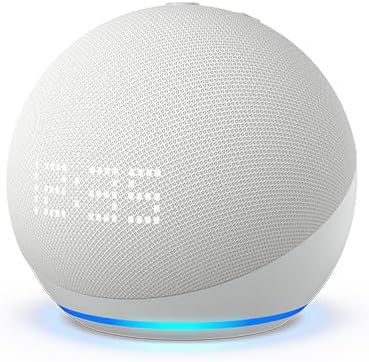 Parlante Alexa Echo Dot (5th Gen)Amazon, Reloj LED y Sonido Nítido