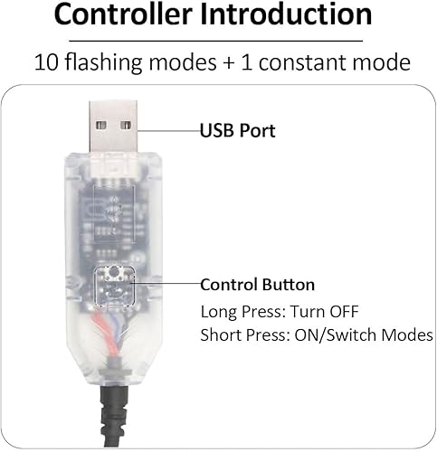 Luces LED Ojos Diablo para Parabrisas – 3 Piezas 11 Modos USB