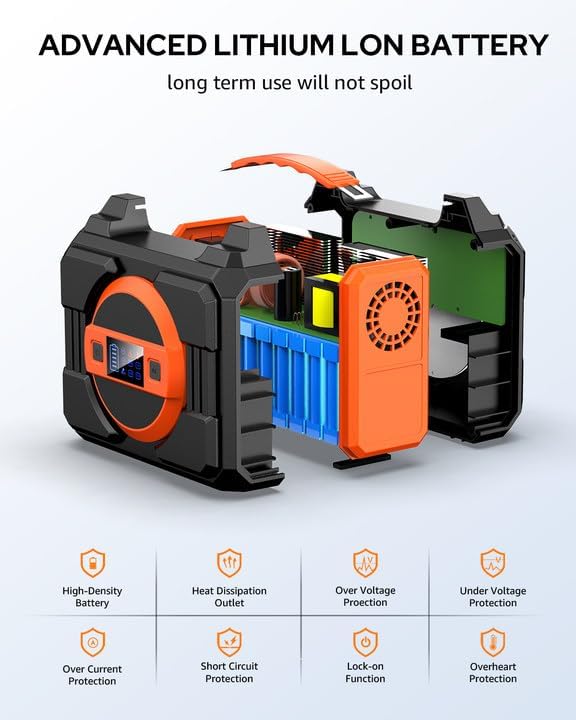 Estanción de energia portátil 300W bateria litio 60000mAh 220Wh- Apowking