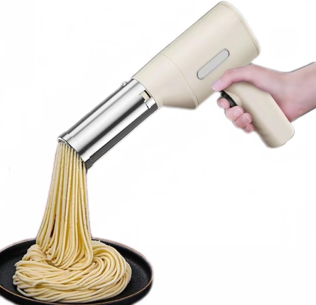 Máquina eléctrica de pasta con cabezales para fideos y tallarines