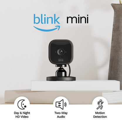 Cámara Amazon Blink Mini 1080p Wifi Alexa Video Nocturno Detección Movimiento