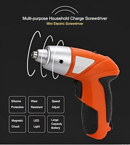 Destornillador Inalámbrico Tuoye Kit de 45 Piezas con Estuche