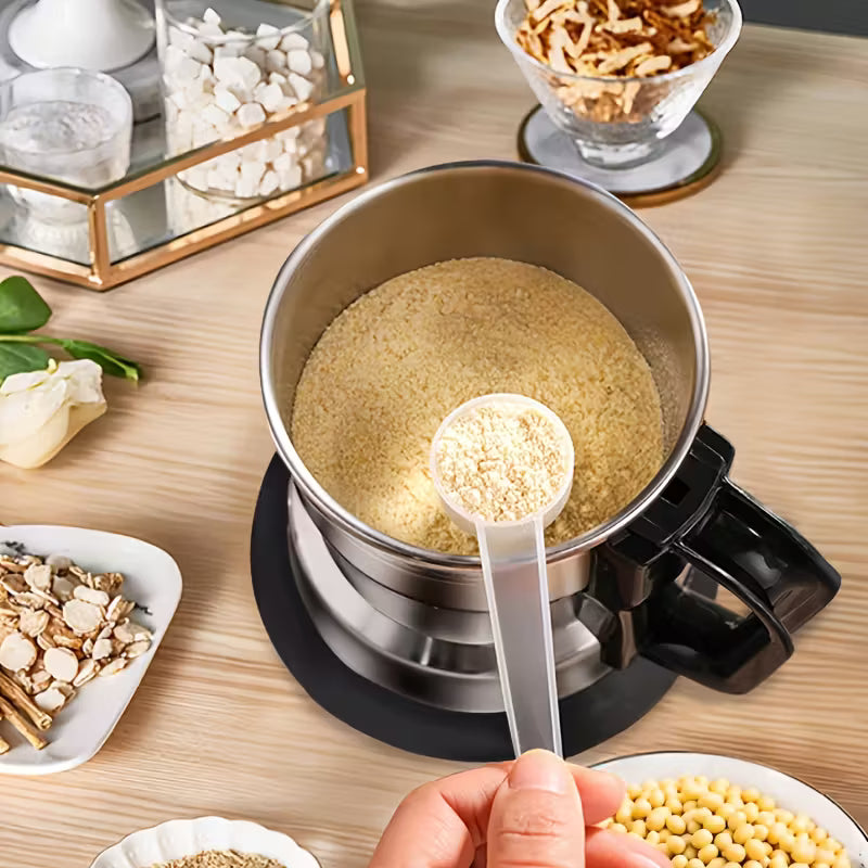 Molino Eléctrico Triturador de Café, Granos y Especias en Acero Inoxidable