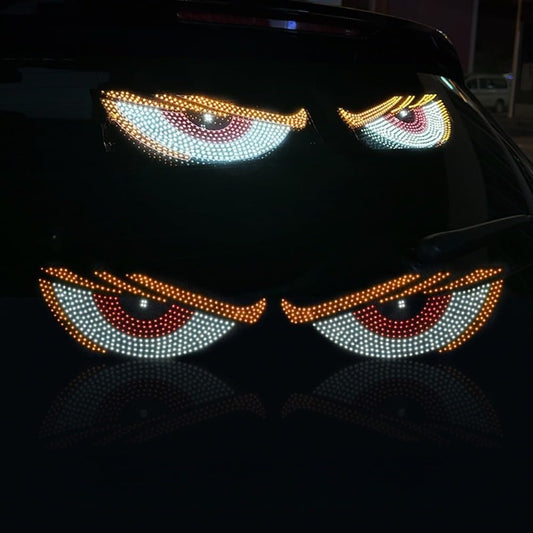 Luces LED Ojos Devil para Parabrisas – 2 Piezas USB 11 Modos