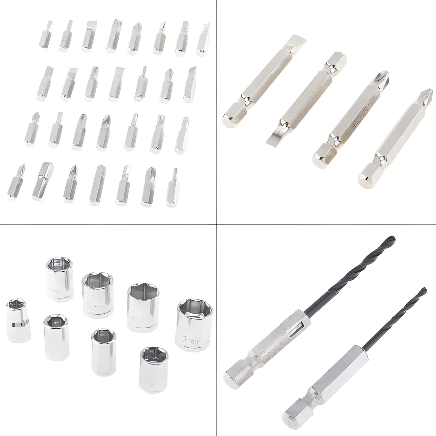 Destornillador Inalámbrico Tuoye Kit de 45 Piezas con Estuche