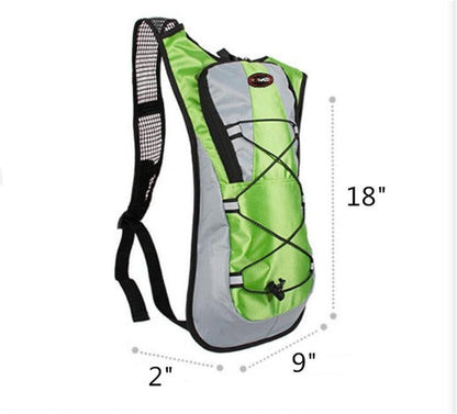 Mochila de Hidratación Con Bolsa y Sistema de Manguera Para Agua