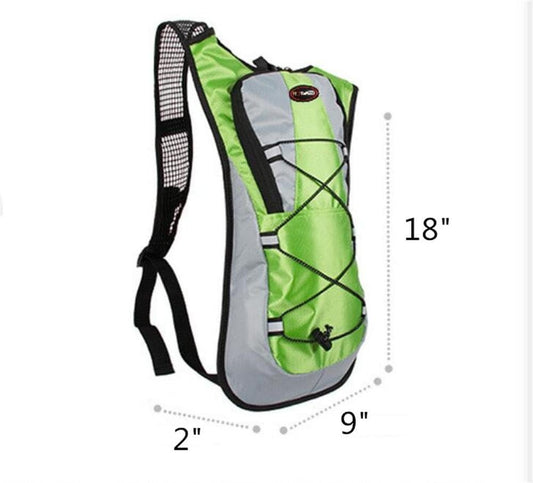 Mochila de Hidratación Con Bolsa y Sistema de Manguera Para Agua