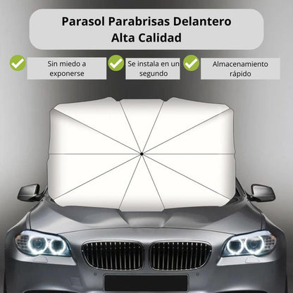 Cubre Parabrisas Para Carro Tipo Sombrilla 130x75CM