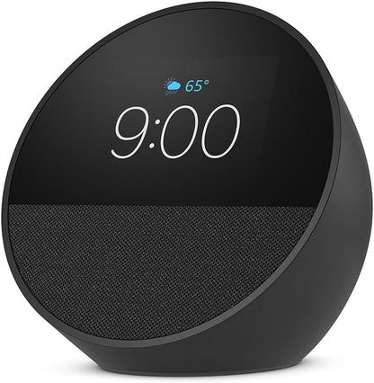 Amazon Echo Spot 2024 con pantalla táctil, sonido vibrante y Alexa