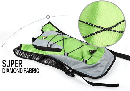 Mochila de Hidratación Con Bolsa y Sistema de Manguera Para Agua