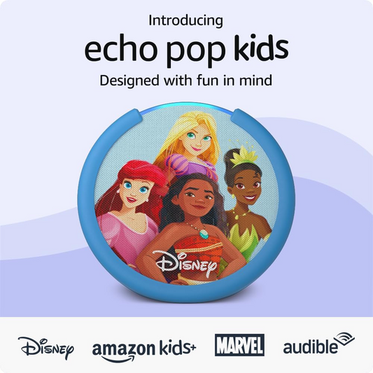 Parlante Alexa Echo Pop Kids Amazon Diseñado para Niños (Disney)