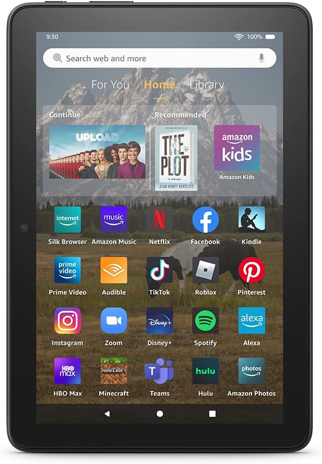 Amazon Tablet Fire HD 8 Pulgadas, Procesador 30% más rápido, 32GB