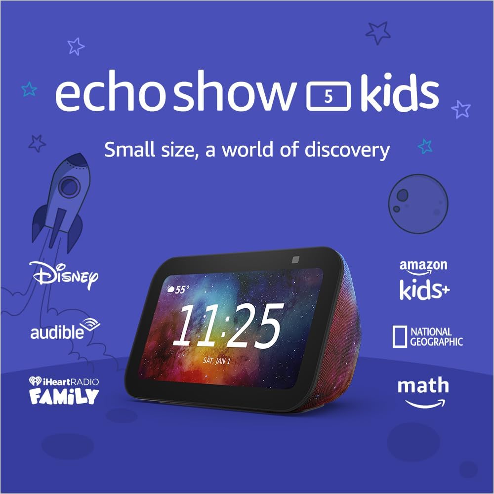 Parlante Patalla Alexa Echo Show 5 Kids (3rd Gen) Amazon Cámara 2MP