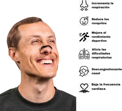 Cinta nasal magnética antirronquidos