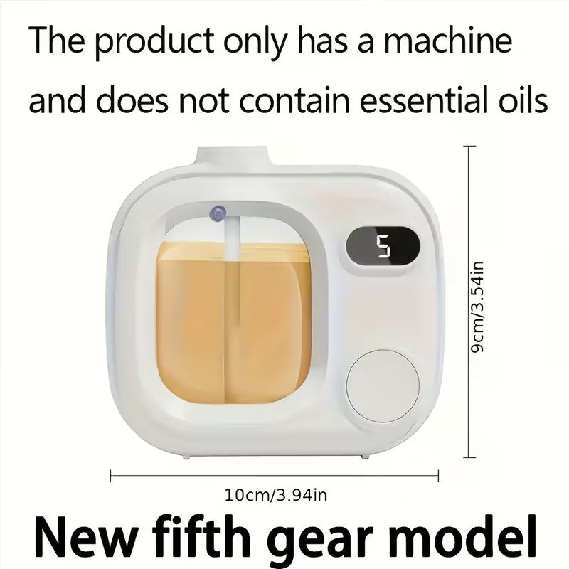 Mini Difusor de Aromaterapia Automático Recargable 5 Modos 50ml