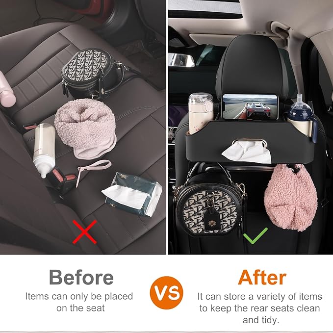 Estante Organizador Asiento De Carro Multifuncional 33x12CM