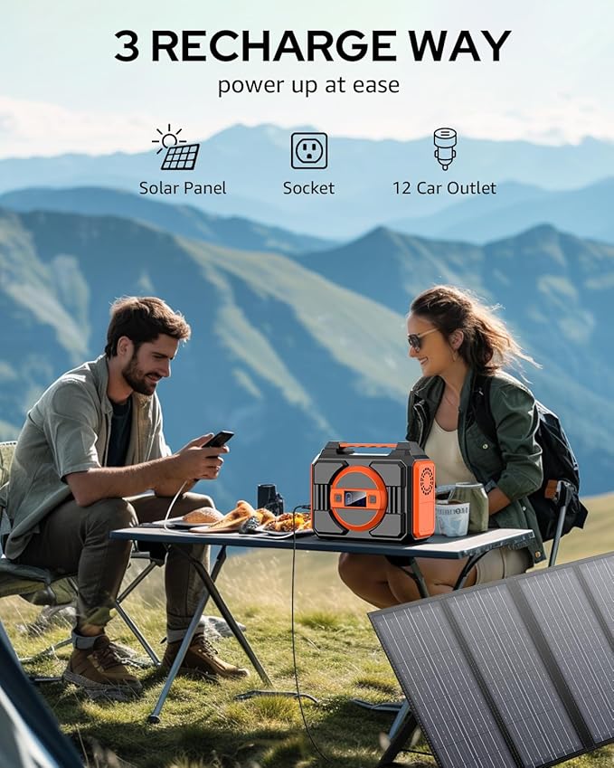 Estanción de energia portátil 300W bateria litio 60000mAh 220Wh- Apowking