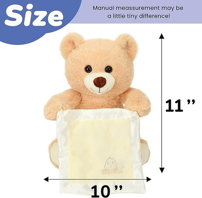 Juguete peluche recargable oso juega a escondida 25cm