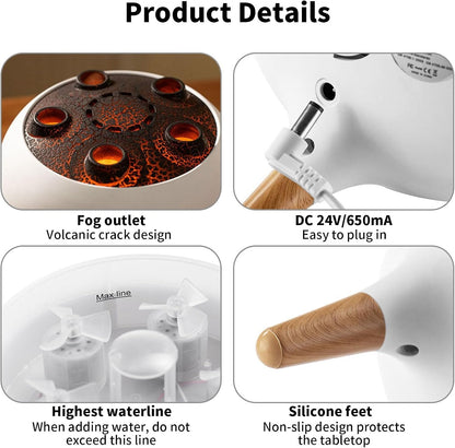 Difusor RGB Medusa 250ml con Control Remoto