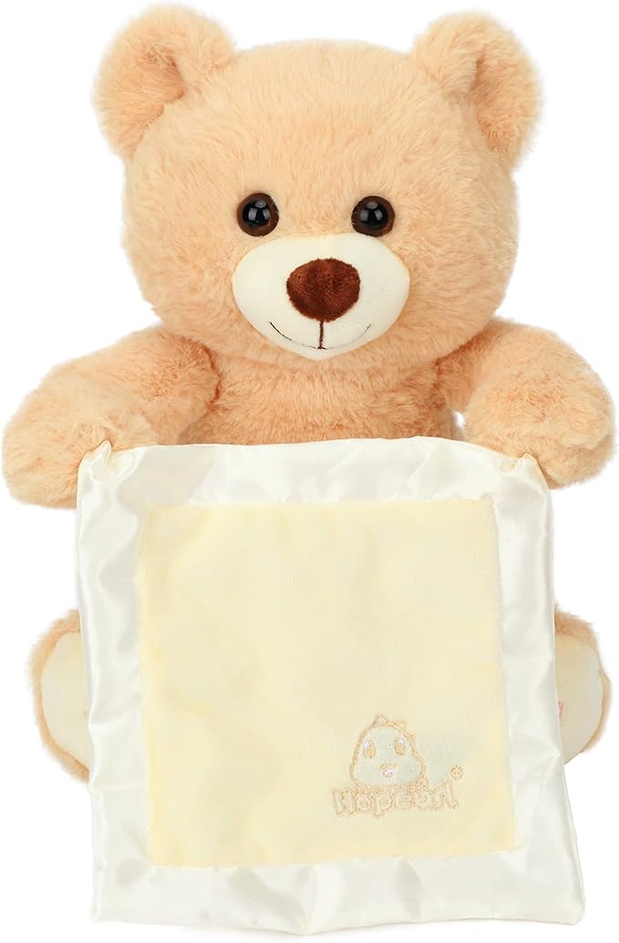 Juguete peluche recargable oso juega a escondida 25cm