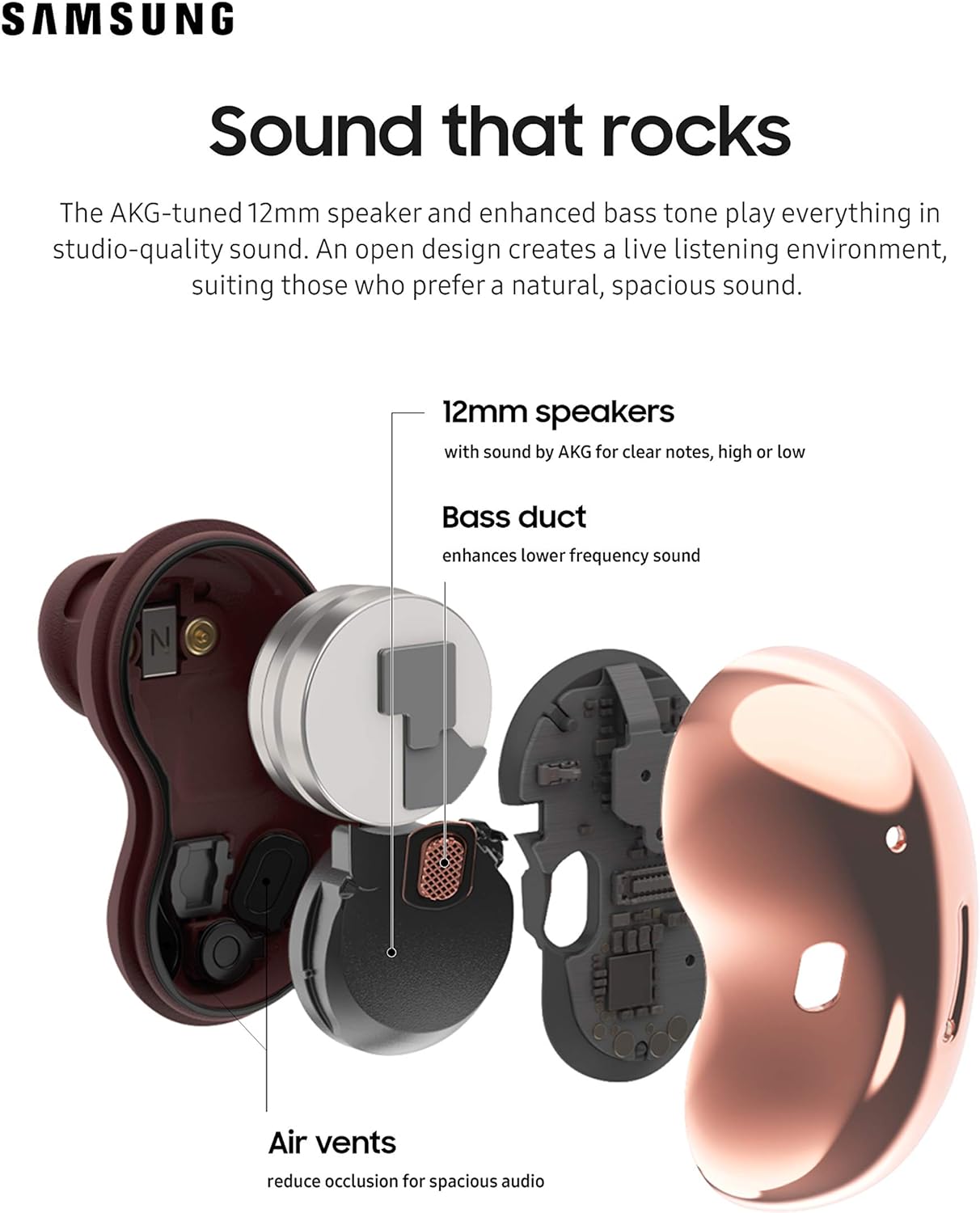 Audífonos SAMSUNG Galaxy Buds Live Cancelacion de Ruido Originals