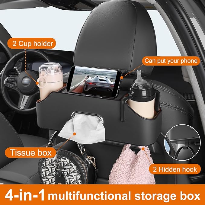 Estante Organizador Asiento De Carro Multifuncional 33x12CM