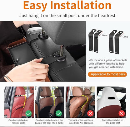Estante Organizador Asiento De Carro Multifuncional 33x12CM