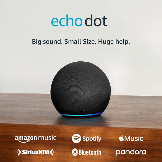 Parlante Alexa Echo Dot (5th Gen) Amazon, Sonido Nítido y Potente