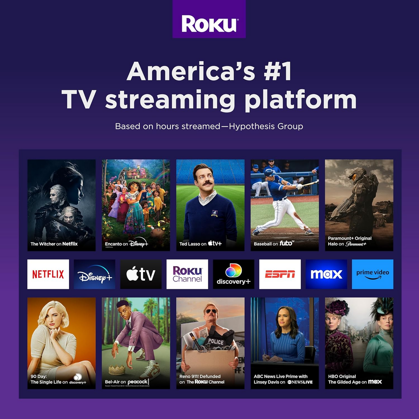 Roku Express 4K Plus 4K/HDR, control remoto por voz y TV en vivo