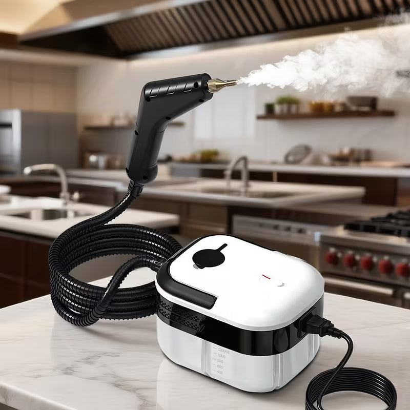 Limpiador a Vapor de Alta Presión Portátil 1L 2500W