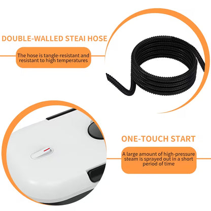 Limpiador a Vapor de Alta Presión Portátil 1L 2500W