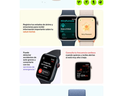 Apple Watch SE (2ª generación) [GPS 1.575 in] Smartwatch