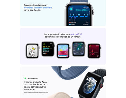 Apple Watch SE (2ª generación) [GPS 1.575 in] Smartwatch