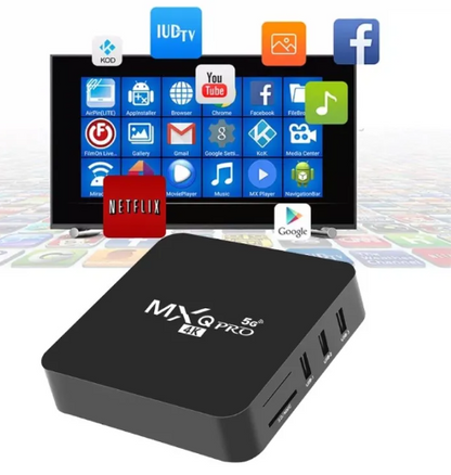 Tv Box Smart MXQ Pro 4K con 2GB de ram y 16GB de memoria interna