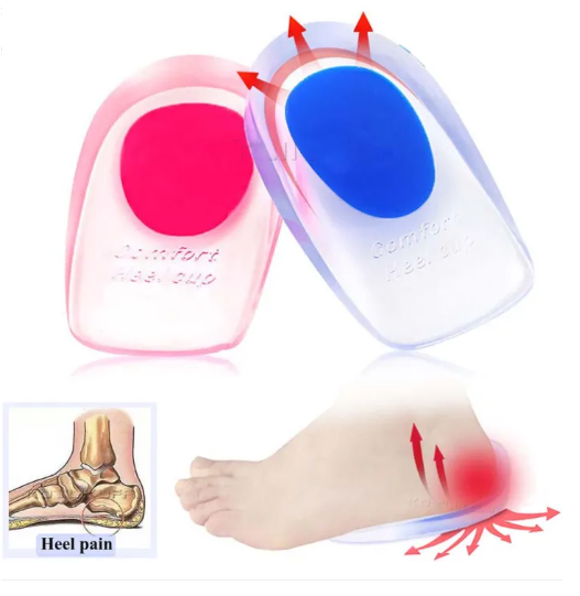 Almohadillas de silicona para el talón gel de sílice para el cuidado de los pies