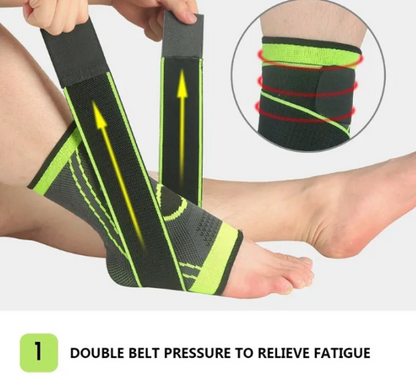 Vendaje presurizado tobillera ankle soporte para la recuperación de lesiones del tobillo
