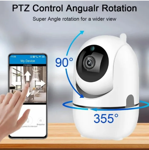 Cámara de seguridad wifi 1 antena con giro de 350° vigilancia remota