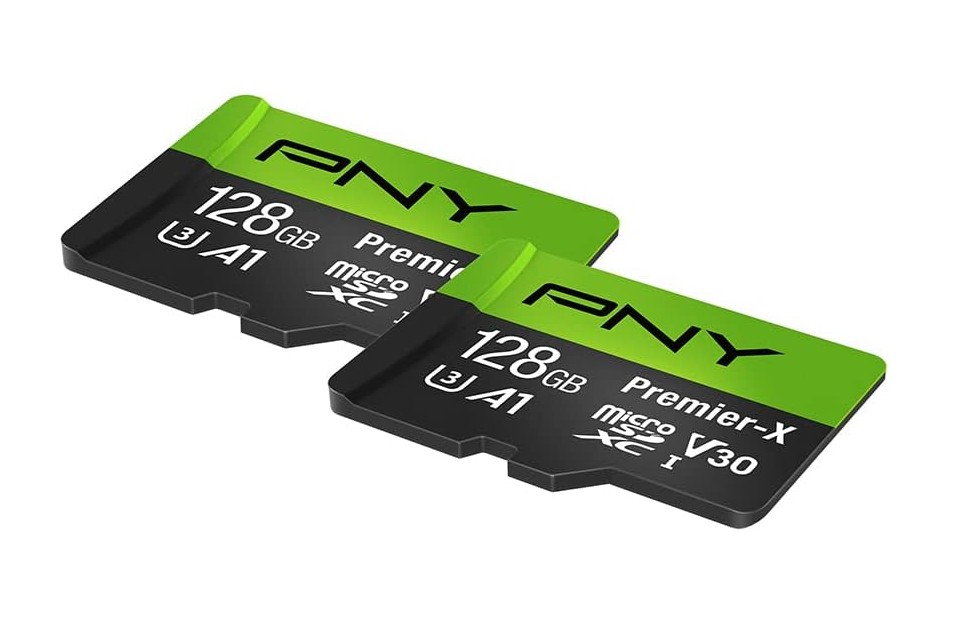 Tarjeta de memoria microSDXC Premier PNY de 128 GB Clase 10, paquete 2pcs