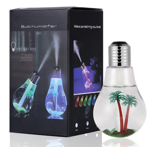 Difusor de aroma en forma de foco transparente capacidad de 300ml