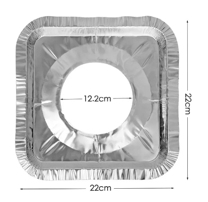 Aluminio para hornillas de cocina resistentes y duraderas paquete de 5 unidades