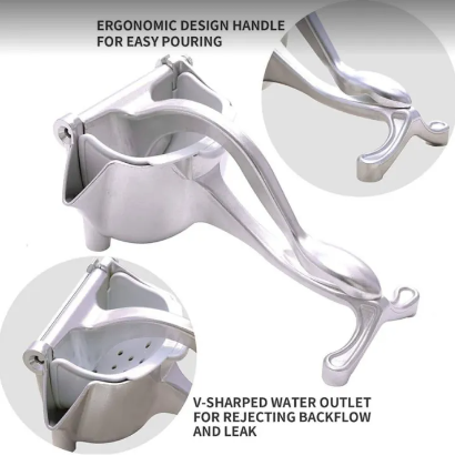 Exprimidor manual frutas multifuncional de aluminio resistente y de alta calidad