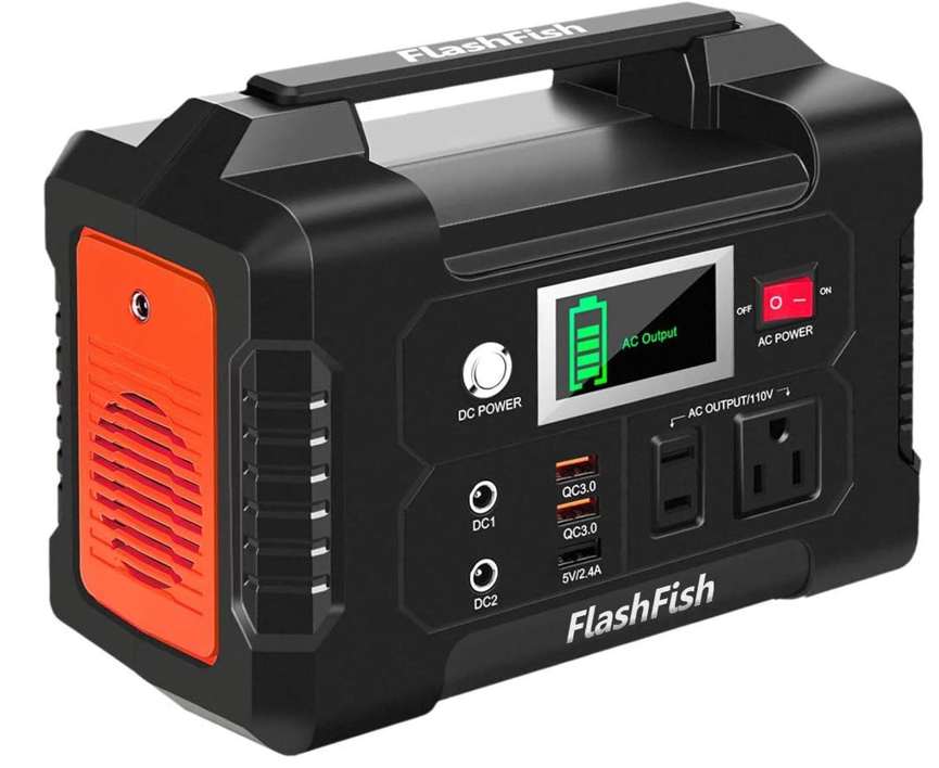 Estación de energía portátil de 200W, 40800 mAh salida 110V- FlashFish